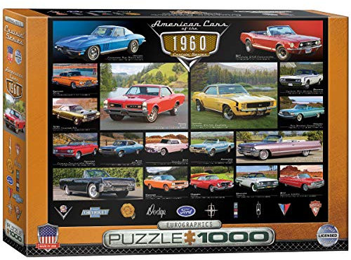 Eurographics 1000 Teile - American Cars of the 1960s, 6000-0677, Mehrfarbig