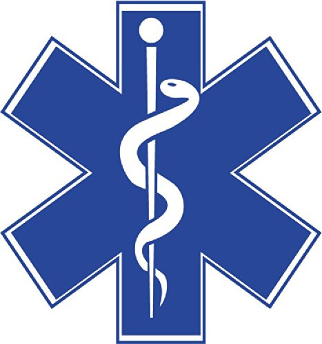Emergency Medicine Firs Aid Symbol Badge Hochwertigen Auto-Autoaufkleber 10 x 12 cm