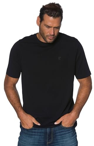 JP 1880 Hommes Grandes Tailles L-8XL Tee Shirt col Rond en Coton Noir 7XL 702558 10-7XL