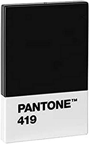 Pantone Design-Kartenetui Kredit- und Visitenkartenhalter, Black419, schwarz