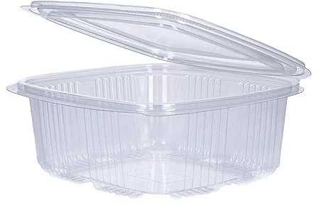 SWS-Schüler Feinkostbecher oval klar mit Deckel 750ml (PET) [50 St.]