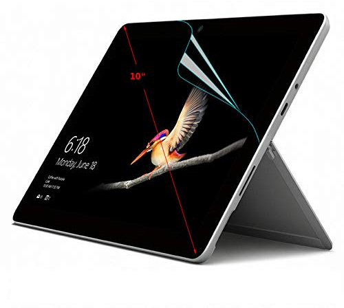 2X Schutzfolie für Microsoft Surface Go/Go2 10 Zoll (25,4 cm) Displayschutz Folie klar transparent Anti-Fingerprint