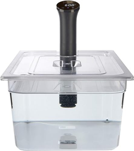 Sous Vide Tools Container aus Polycarbonat, 20 l, mit Deckel passend für den Sous-Vide-Stick Nano von Anova, durchsichtig, zum Garen, frei von BPA SVT-PS20GN-ANOVANANO