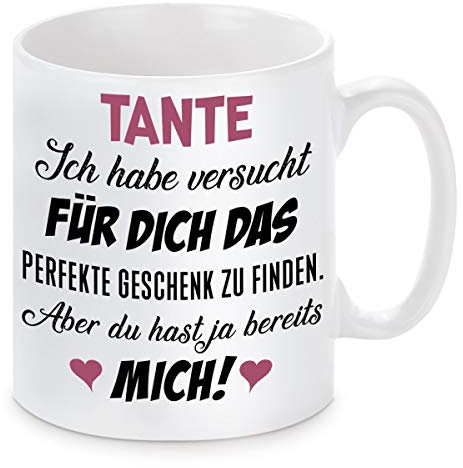 Herzbotschaft Tasse mit Motiv - Ich Habe versucht für Dich das perfekte.…
