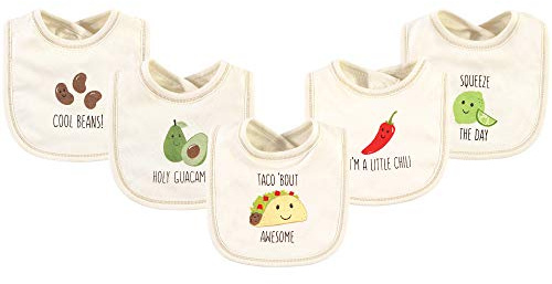 Touched by Nature Unisex-Baby-Lätzchen aus Bio-Baumwolle. - Gr�n - Einheitsgröße