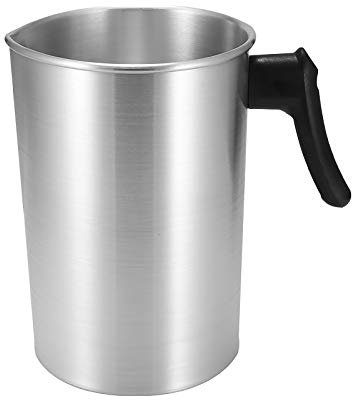 SUNASQ Cera para velas, 1,2/2,6 L, con mango resistente al calor y caño de águila antigoteo, para hacer jabón de velas, derretir chocolate