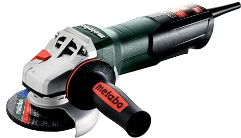 metabo Winkelschleifer WP 11-115 Quick - 1100 W, 115 mm Scheiben-Ø - Ergonomisch mit M-Quick-Scheibenwechsel, Schutzhaube, Zusatzhandgriff für sicheres Arbeiten - Für präzises Schleifen Trennen Fräsen