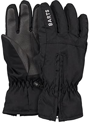 Barts Jungen Zipper Gloves Fäustlinge, opacity, Black, 7