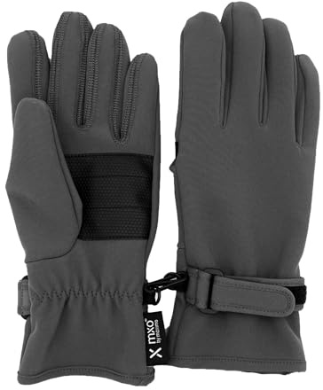 maximo Kids-Fingerhandschuhe Softshell, Klettriegel