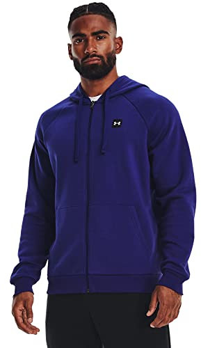 Under Armour Mens Fleece Zip Hoodie Blue L