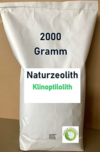 2000 Gramm 2 kg Zeolith Pulver Mehl Naturzeolith für Pferde 0-50 µm hochfein Nahrungsergänzung für Pferde