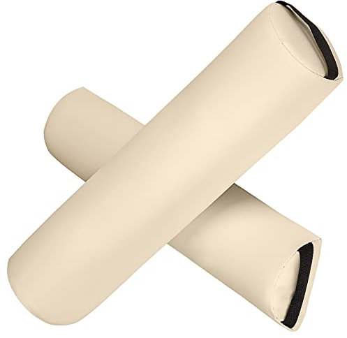 tectake® Lot de 2 Coussin de massage de Table de Massage pour Massage cervicales et cou Massage nuque Massage genoux Massage dos Massage pieds Coussin de positionnement Rouleau de massage