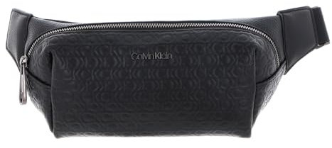 Calvin Klein CK Must Mono Block Waistbag Black Tonal Mono