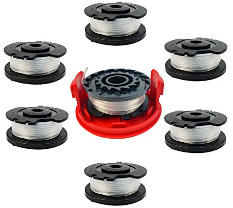 YWNYT Ersatzfadenspule für Einhell GE-CT 18/28 Li, 4.9M x 1.6mm Rasentrimmer-Zubehör, passend für Einhell Akku-Rasentrimmer GE-CT 18/28 Li und GE-CT 18/28 Li TC