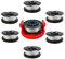YWNYT Ersatzfadenspule für Einhell GE-CT 18/28 Li, 4.9M x 1.6mm Rasentrimmer-Zubehör, passend für Einhell Akku-Rasentrimmer GE-CT 18/28 Li und GE-CT 18/28 Li TC