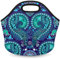 Art Paisley Stylish Neoprene Zipper Lunch Bag - Eco-Friendly, Insulated, and Versatile - Perfect for Work, Picnics, and Travel - 12.2x6.1x10.83 inches