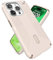 Speck iPhone 15 Pro Hülle – ClickLock rutschfeste Interlock, gebaut für MagSafe, Fallschutzgriff – Soft Touch 6,1 Zoll Handyhülle – Presidio2 Grip Bleached Bone/Erbstück Gold/Haselnussbraun