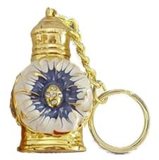 MEHOFOND Keychain, 3ml Perfume Bottle Empty Decorative, Glass Perfume Dropper Bottle, Travel Essential Oil Container, Makeup Refillable Bottles, Mini Empty Perfume Bottles, Keychain, 0.1 Ounces