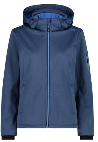 CMP Damen Jacke Zip Hood Jacke, Blau Mel-Provenza, 40, Blau Mel-Provenza, 50
