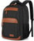VSNOON Travel Laptop Backpack, 15.6 inch Work Bag School Laptop Bag with USB Charning Port, Water Resistant Laptop Rucksack for Men Women, Lightweight Business Backpack Mens, Gift, Black Brown
