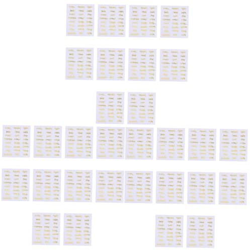 Tofficu 3 Set Di Adesivi Per Etichette Adesive Per Bottiglie Di Adesivi Decorativi Per Bottiglie 10 Fogli * 3