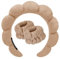 DRESHOW Spa Stirnband zum Waschen Gesicht Wristband Set Schwamm weiches Frottee Make-up Hautpflege Anti-Rutsch-Stirnband für Damen