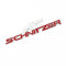 AQXYWQLL 3D-Autoaufkleber, Emblem, Autoabzeichen, Metallaufkleber, kompatibel mit AC Schnitzer M 3 5 E46 E39 E36 E60 E90 E39 X1 X3 X5 X6 Performance Styling(Color:Red AC)