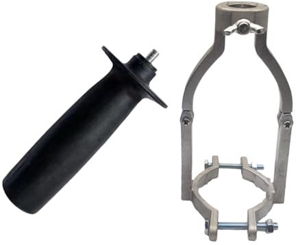 perfk Vierkantbohrer Festhalter Professioneller Festhalter für Handbohrmaschine Tischbohrmaschine mit Griff, Spanndurchmesser 35-55MM, #G