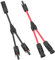 Dongge Solarkabel Y-Verteiler,1 Paar Solarpanel Stecker Fotovoltaik Kabel,Solaranschluss Y-Zweig Paralleladapter für Solaranlage Steckerfertig 30A