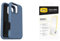OtterBox Bundle Defender Series MagSafe Case for iPhone 16 Pro Max, Shockproof, Drop Proof, Ultra-Rugged, Protective Case, Blue, Non-Retail Packaging & Premium Glass Screen Protector