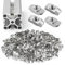 100 Stück Nutensteine M5 Nut 6,Kohlenstoffstahl T-Nut Schiene Hammerkopfschrauben,Nutenstein für 20-Serie Aluminiumprofil,für Aluminiumprofil Extrusionsschlitz