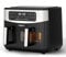 TOKIT Friggitrice ad Aria 2800W Doppio Cestello 10L(4Lx6L), XXL Air Fryer Doppia Zona con Controllo Indipendente, Airfryer 12 Programmi di Cottura da Riscaldamento Rapido a 360°