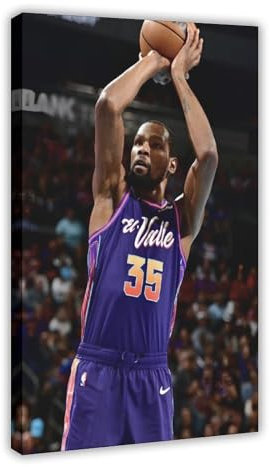 fsgfod Kevin Durant Leinwand-Poster, Schlafzimmer, Dekoration, Landschaft, Büro, Raumdekoration, Geschenk, 30 x 45 cm