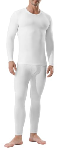 Channo Herren Langarm Thermo Set: Atmungsaktive Skiunterwäsche Funktionsunterwäsche für Männer - Winter Warme Unterwäsche