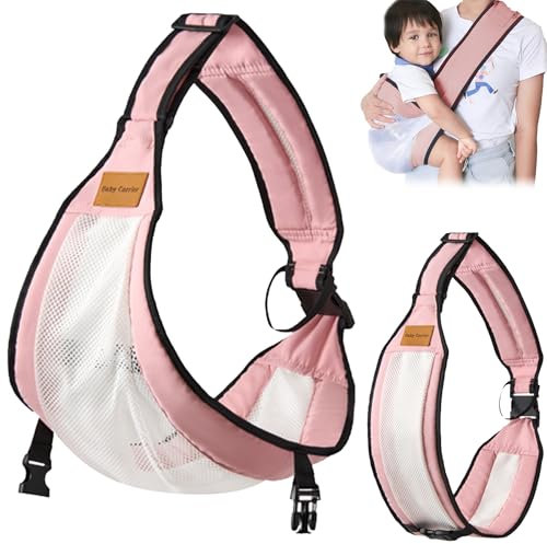 Babytragetuch,Kleinkind Trage Seitlich,Babytrage Seitlich,Verstellbare Schulter Babytrage,Multifunktionale Tragegurt Baby,Babys von 0 bis 36 Monaten, Kleinkinder bis 20kg