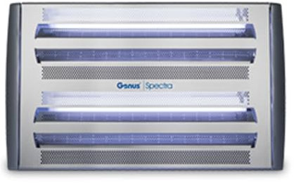 Lámpara antimosquitos Profesional extraplana con 2 Tubos de 36W |Placa Adhesiva Oculta Sin electrocución | EFICAZ | Canal HORECA | Cocinas industriales y restaurantes – Genus® Spectra ANTICIMEX