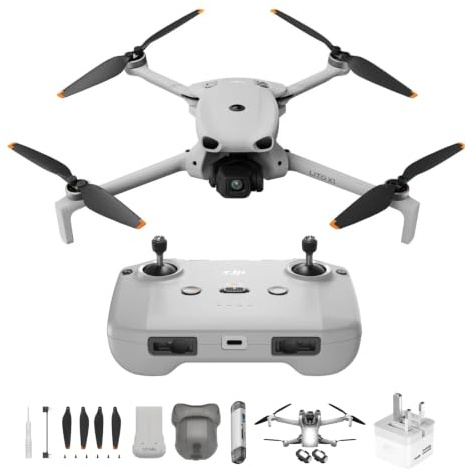 DJI Lito X1, Beginner-Friendly 4K Camera Drone, 1/1.3-Inch Sensor, Suitable for Adults, Lightweight & Foldable, Obstacle Sensing, ActiveTrack,15km Video Transmission, C0 (DJI Lito X1 Bundle)