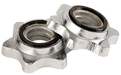 YORK 1 Spinlock collars Pair Unisex Adult Weights 1
