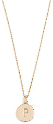 kate spade new york Women's Initial Pendant, P - Gold