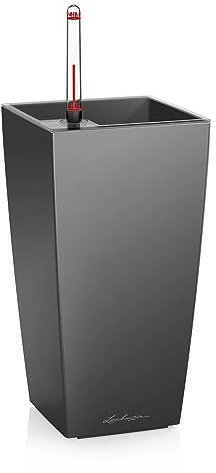 LECHUZA MINI-CUBI anthrazit metallic 18123