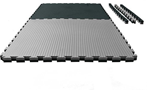 Ju-Sports Puzzlematte Tatami 4 cm schwarz/grau Wendematte