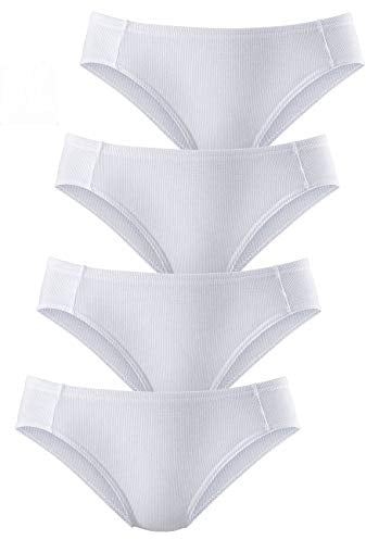 PETITE FLEUR Damen Bikinislip elastische Abschlüsse, Flache Einfassungen, hochelastische Piqué-Qualität für bequemen