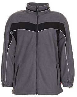 Planam Herren Plaline Fleecejacke Fleece-Jacke Plaline Größe L in marine/zink (1er Pack)