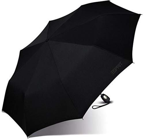 Esprit Regenschirm Herren Schirm Tecmatic Gents automatik schwarz