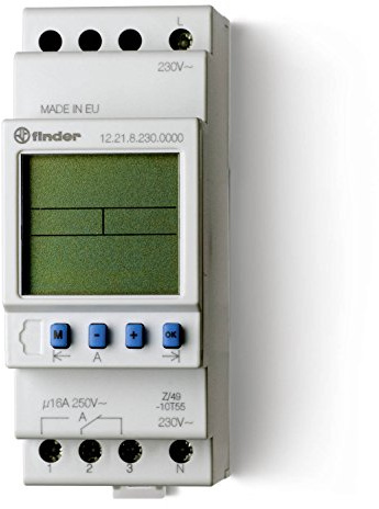 Finder 122100240000PaS Linkslauf, Schalter, mit Umsteller 7JR digital 16 A, AC/DC 24V