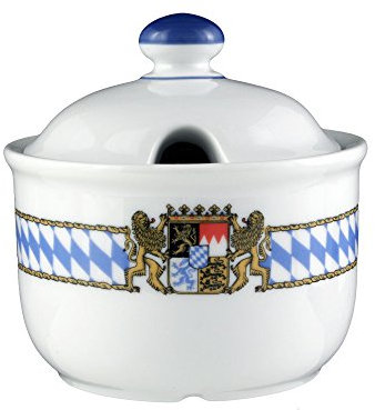 Zuckerdose 9,8 cm Compact Compact Bayern 27110 8 Stück von Seltmann Weiden