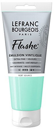 Lefranc Bourgeois Flashe Pintura acrílica, Verde Agua, 1 stück (1er Pack)