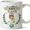 Mugffins Infirmière Tasses Originales de café et Petit-déjeuner à Donner Travailleurs Professionnels - La Meilleure Infirmière du Monde - Céramique 350 ML