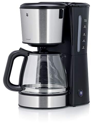 WMF Bueno Pro Filterkaffeemaschine mit Glaskanne, Filterkaffee, 10 Tassen, Start-/Stopptaste, Tropfstopp, Schwenkfilter, Abschaltautomatik, 1.000 W