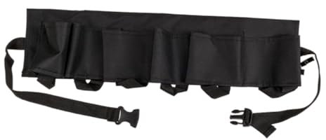 Schwarzer Flaschenhalter, Biergürtel für 6 Flaschen mit Metall Flaschenöffner, Länge ca. 124 cm, im Geschenkkarton